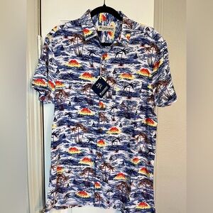 Hawaiian print shirt NEW size M